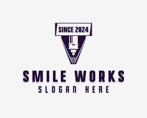 CNC Laser Machinery  logo design