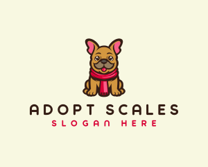 Pet Dog Scarf logo design