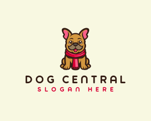 Pet Dog Scarf logo design