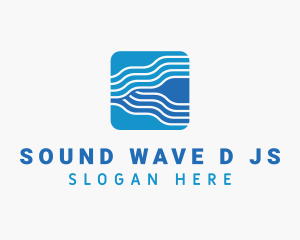 Tech Waves Software logo design