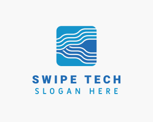 Tech Waves Software logo design