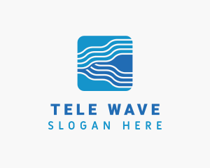 Tech Waves Software logo design