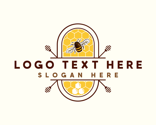 Honey logo example 4