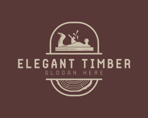Wood Planer Carpentry Tool logo