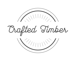 Hipster Retro Circle Badge  logo design