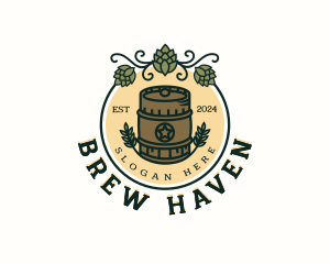 Beer Barrel Brewery logo design