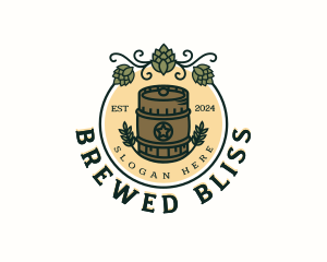 Beer Barrel Brewery logo design