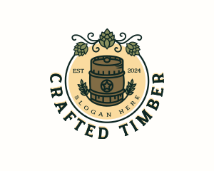 Beer Barrel Brewery logo design