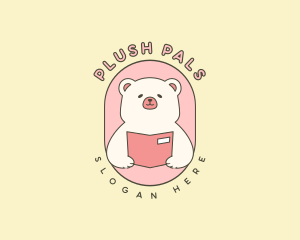 Plush Bear Reading logo design