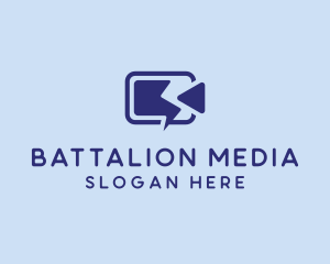 Video Camera Battery Charge logo design