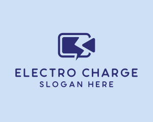 Video Camera Battery Charge logo design