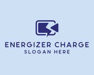 Video Camera Battery Charge logo design