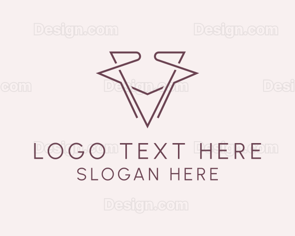 Elegant Letter V Logo