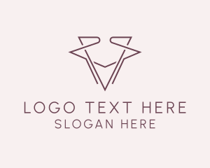 Elegant Letter V Logo