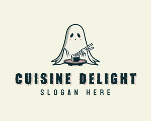 Ghost Sushi Dining logo design