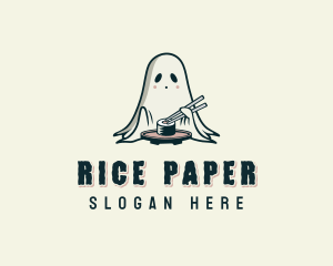 Ghost Sushi Dining logo design