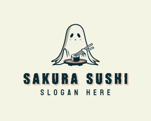 Ghost Sushi Dining logo design