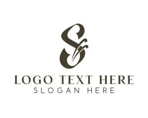 Music - Elegant Letter S Artist logo design