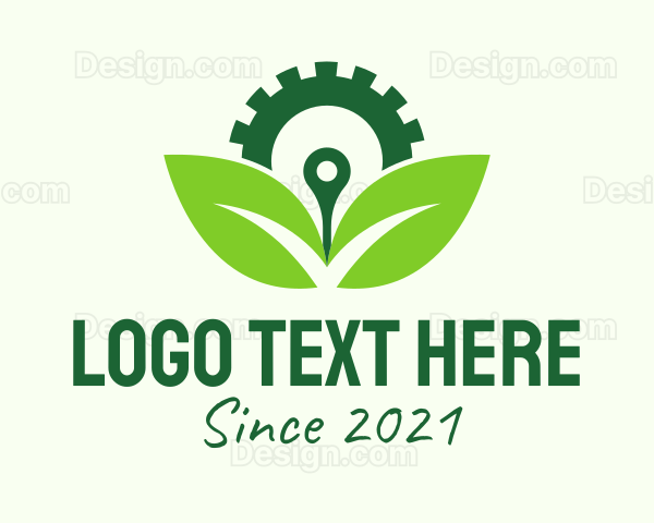 Green Eco Gear Logo