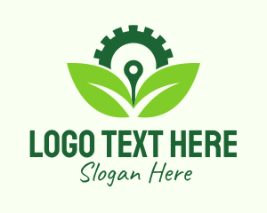 Green Eco Gear Logo