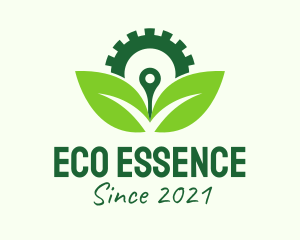 Green Eco Gear logo design