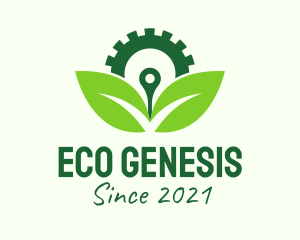 Green Eco Gear logo design