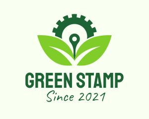 Green Eco Gear logo design