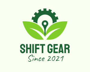 Green Eco Gear logo design