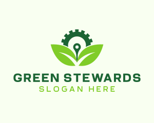 Green Eco Gear logo design