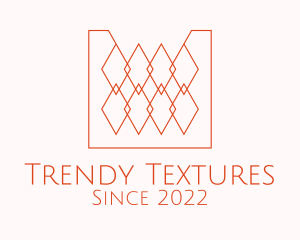 Orange Textile Interior Design  logo design