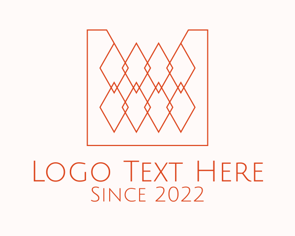Textile Pattern logo example 4