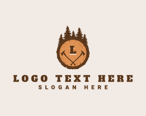 Lumberjack Wood Axe logo