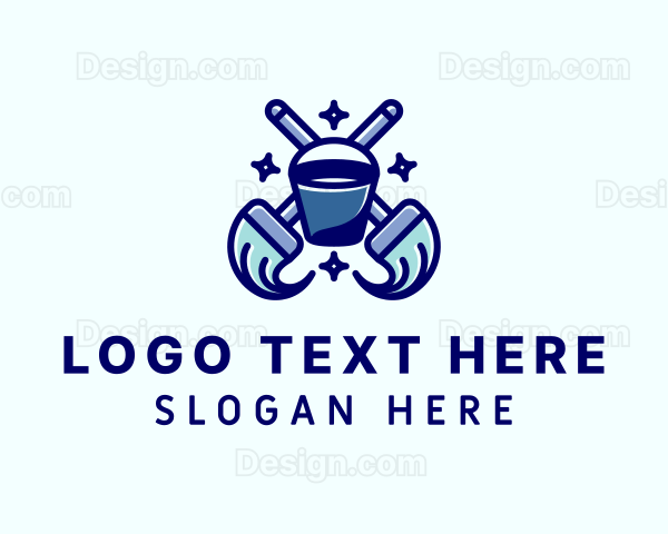 Mop & Bucket Cleaner Logo