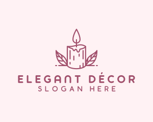 Spa Candlelight Decor  logo design