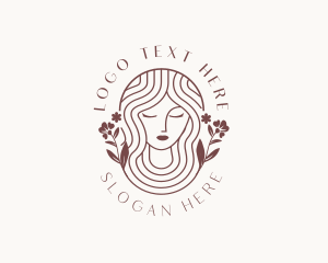 Floral Beauty Woman logo