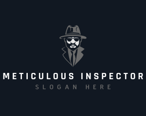 Hat Gentleman Detective logo design