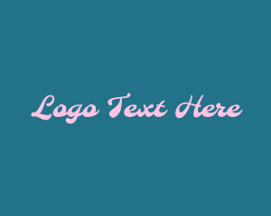 Title - Retro Cursive Business logo design