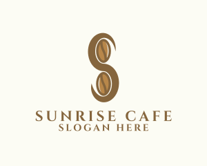 Coffee Cafe Letter S logo design