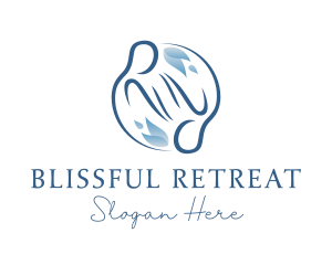 Relaxing Massage Spa logo design