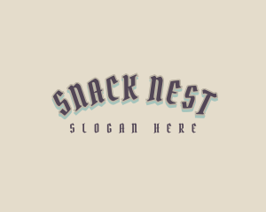 Gothic Countryside Bar logo design