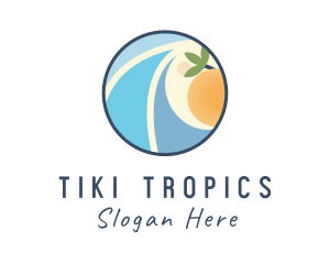 Tropical Summer Wave logo design