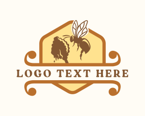 Honey Bee Insect logo