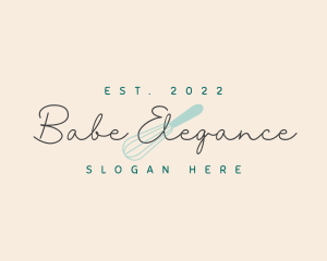 Elegant Pastry Baker logo design