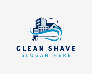 Cleaning Pressure Washer logo design