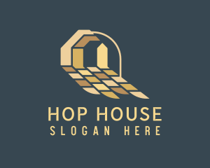 Carpentry Woodwork House logo design