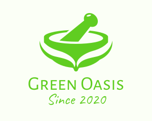 Green Traditional Medicine logo design