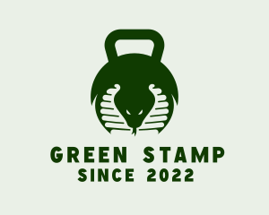 Green Cobra Kettlebell logo design