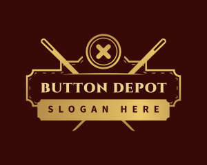 Button Dressmaker Tailor logo