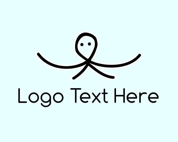 Hand Drawn Octopus logo