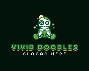 Gaming Voodoo Doll logo design